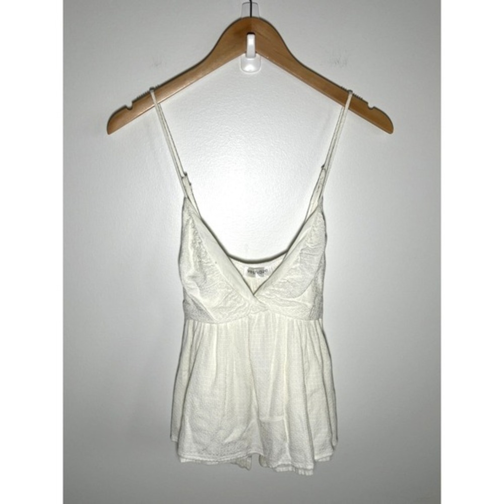Y2K Babydoll Top Forest Fairy Cottage Boho Festival White Large
